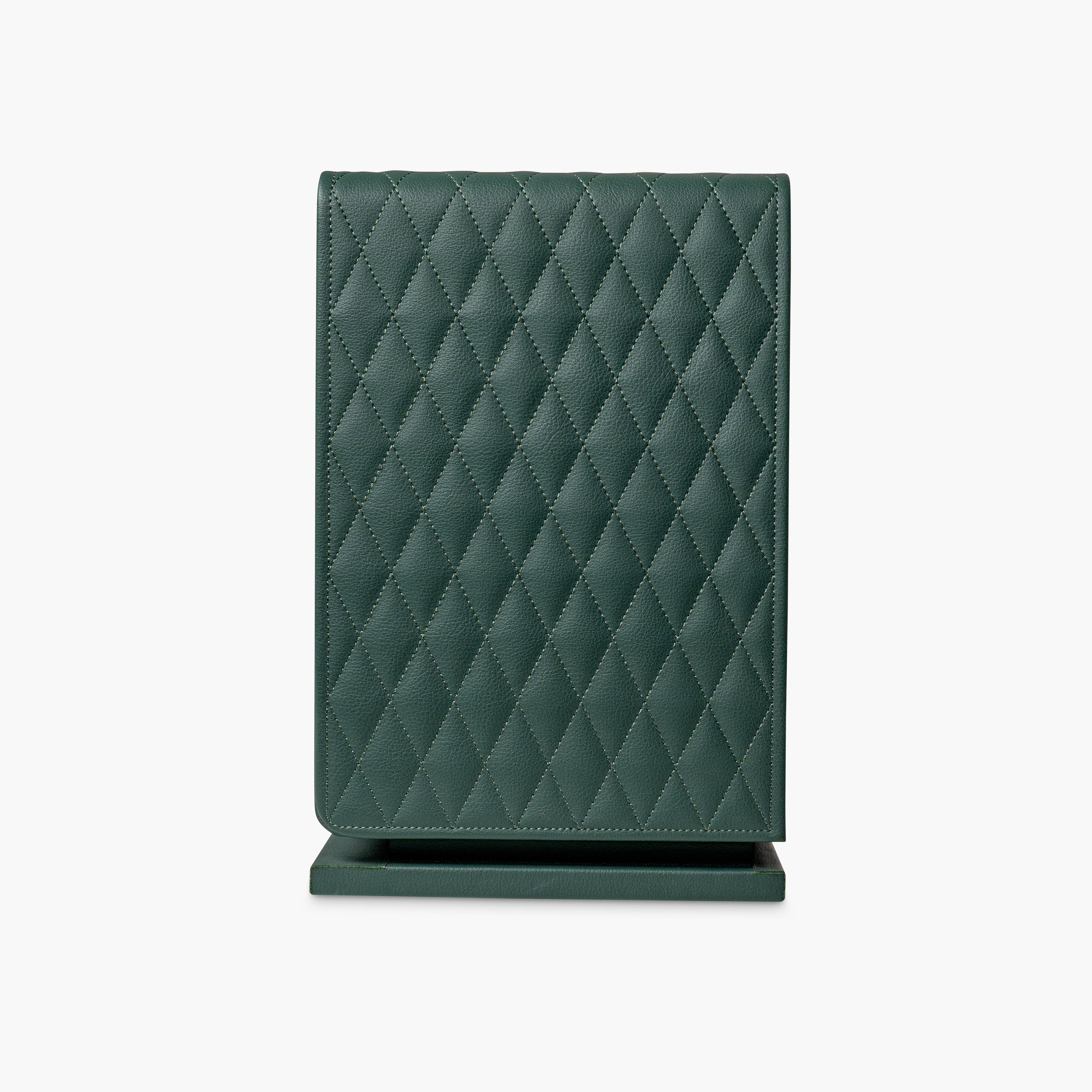 Venti Eight Watch Winder Green Leather - Side