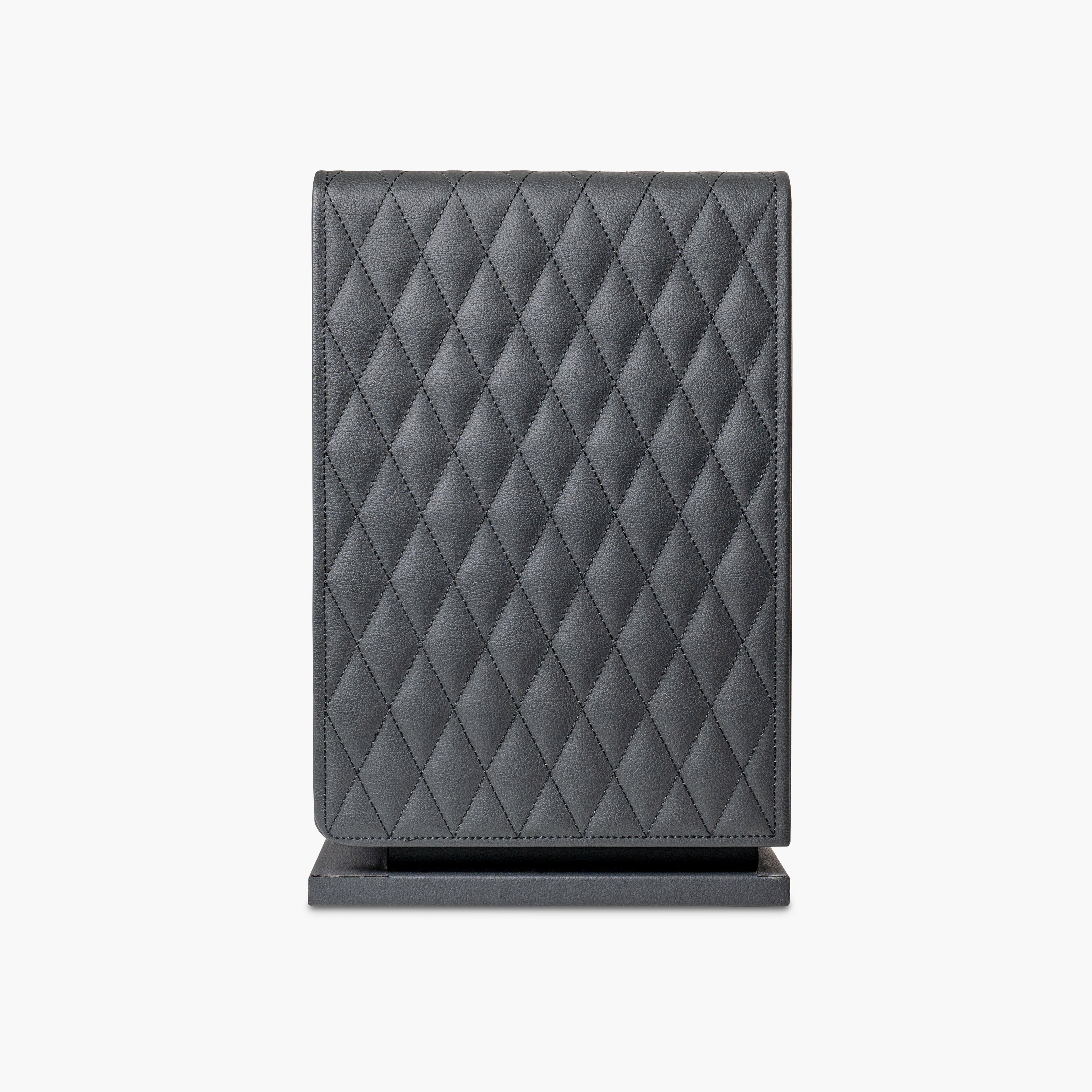 Venti Eight Watch Winder Black Leather Aqua - Side