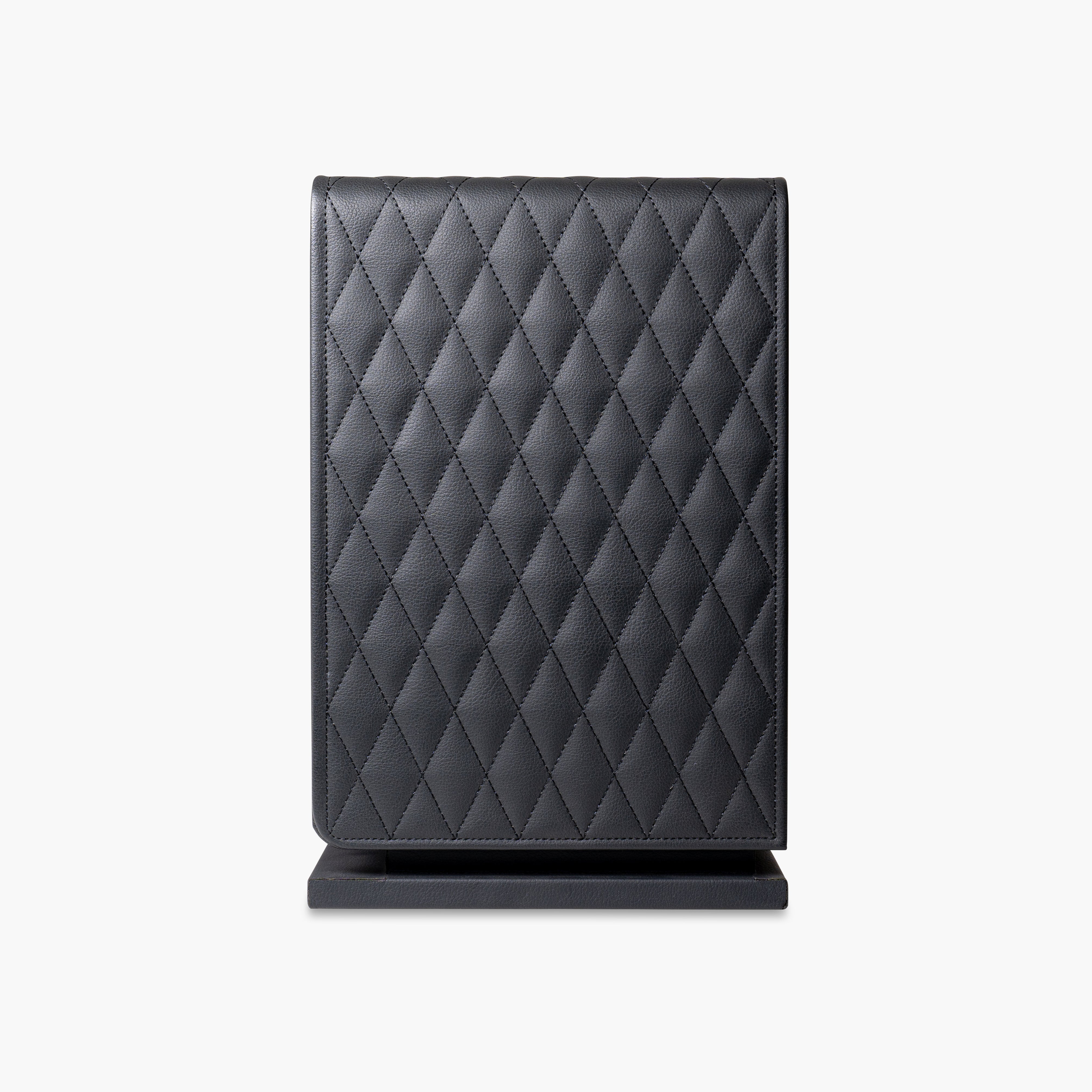 Venti Eight Watch Winder Black Leather - Side