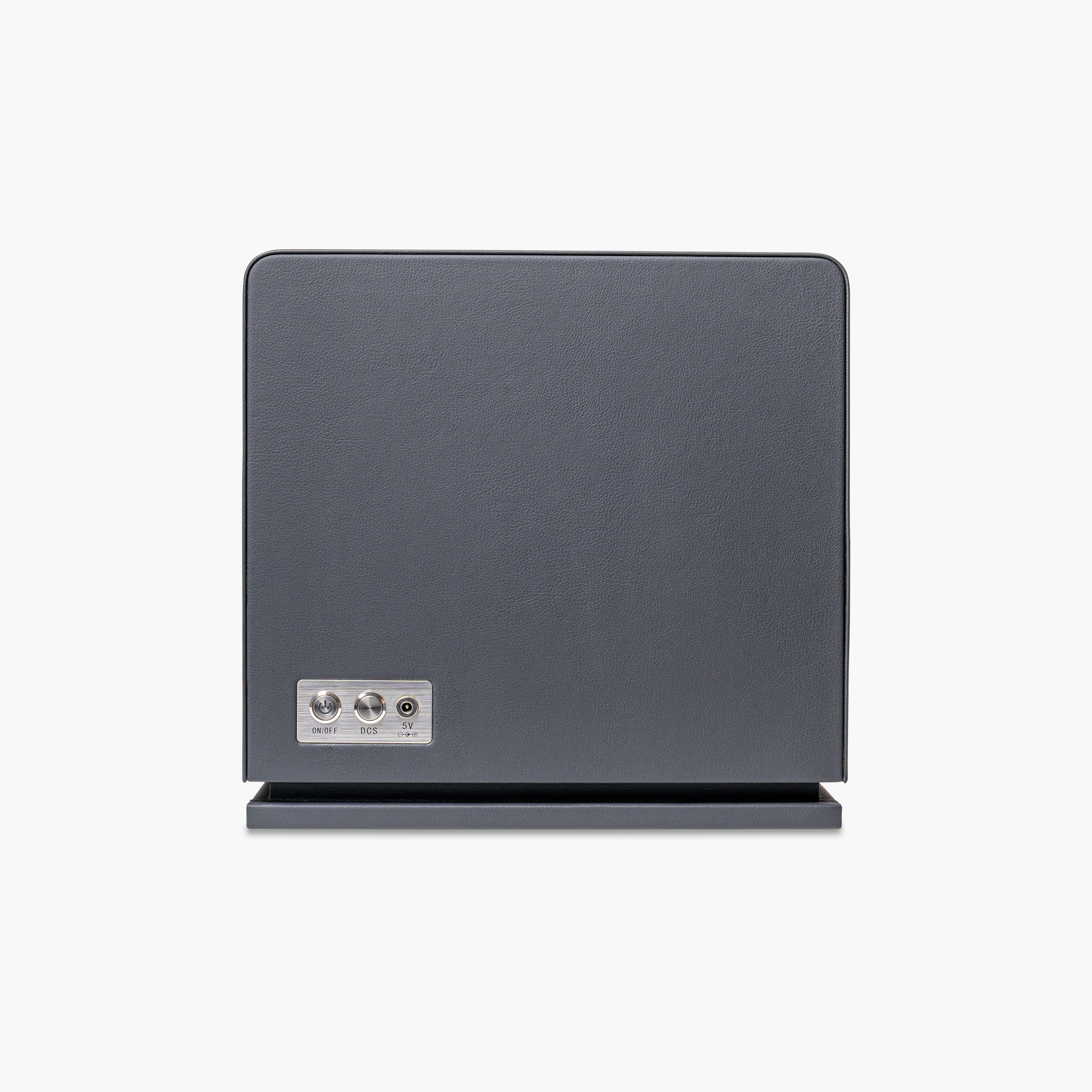 Venti Six Watch Winder Black Leather - Back