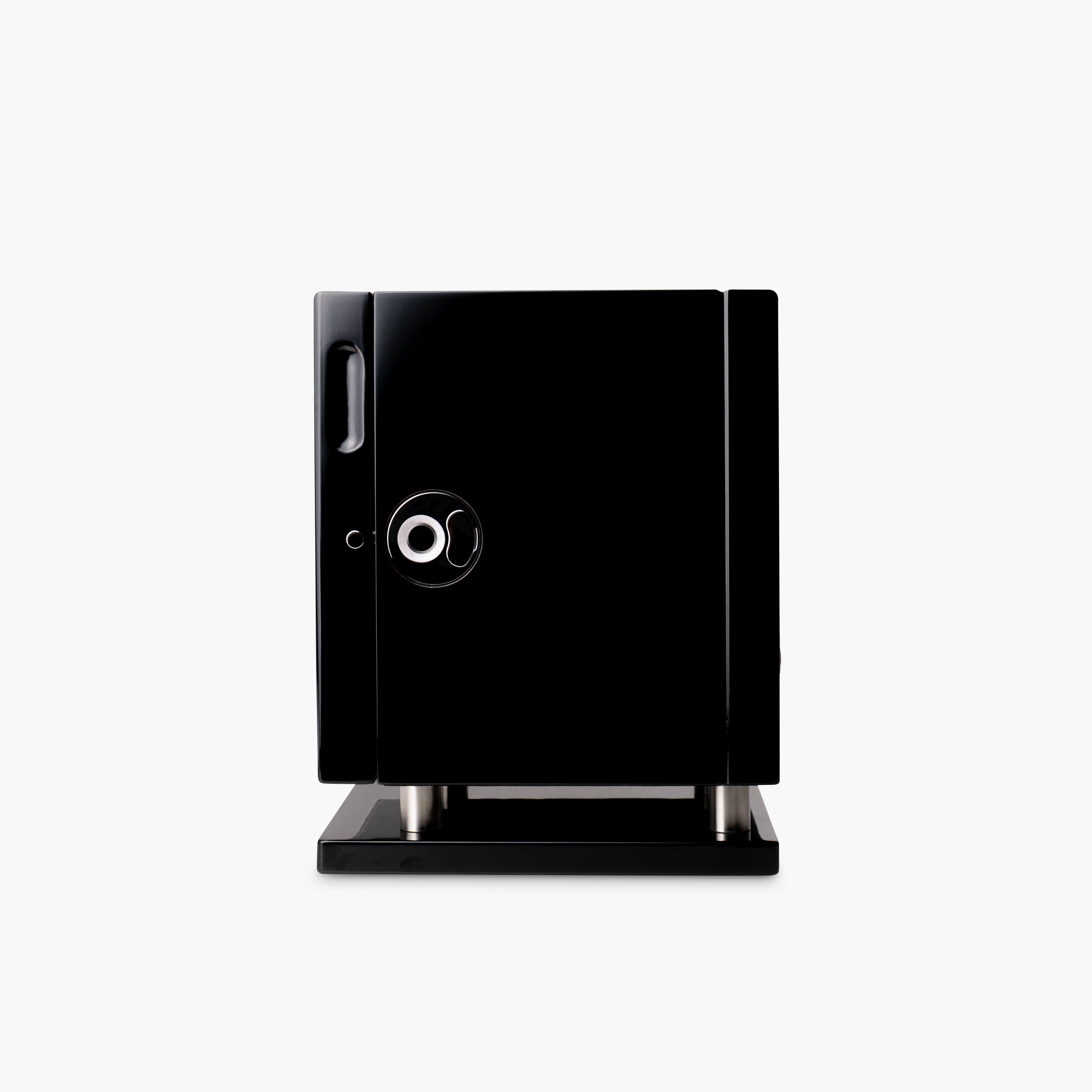 Venti Double Watch Winder Piano Black - Side