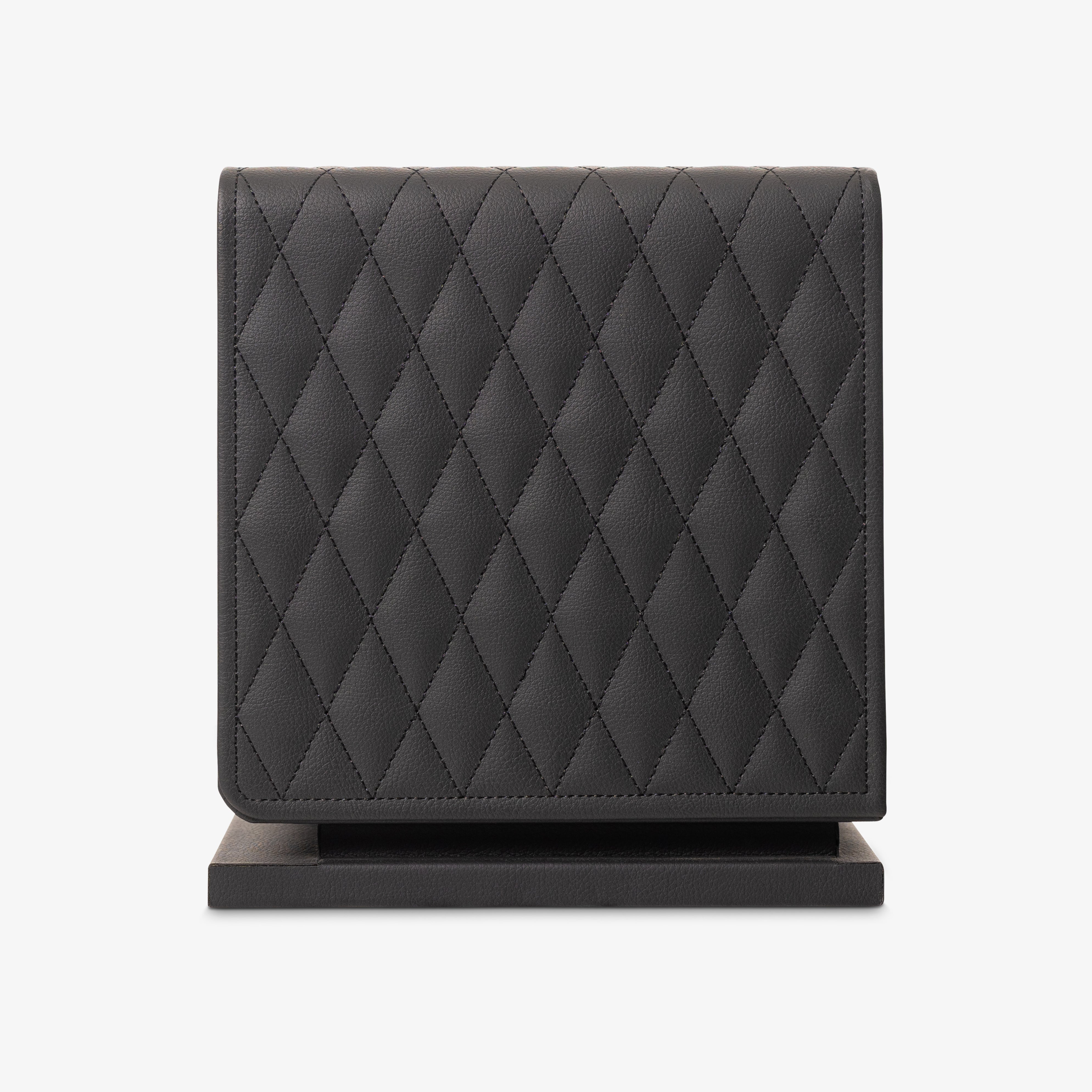 Venti 4 Watch Winder in Black - Side View