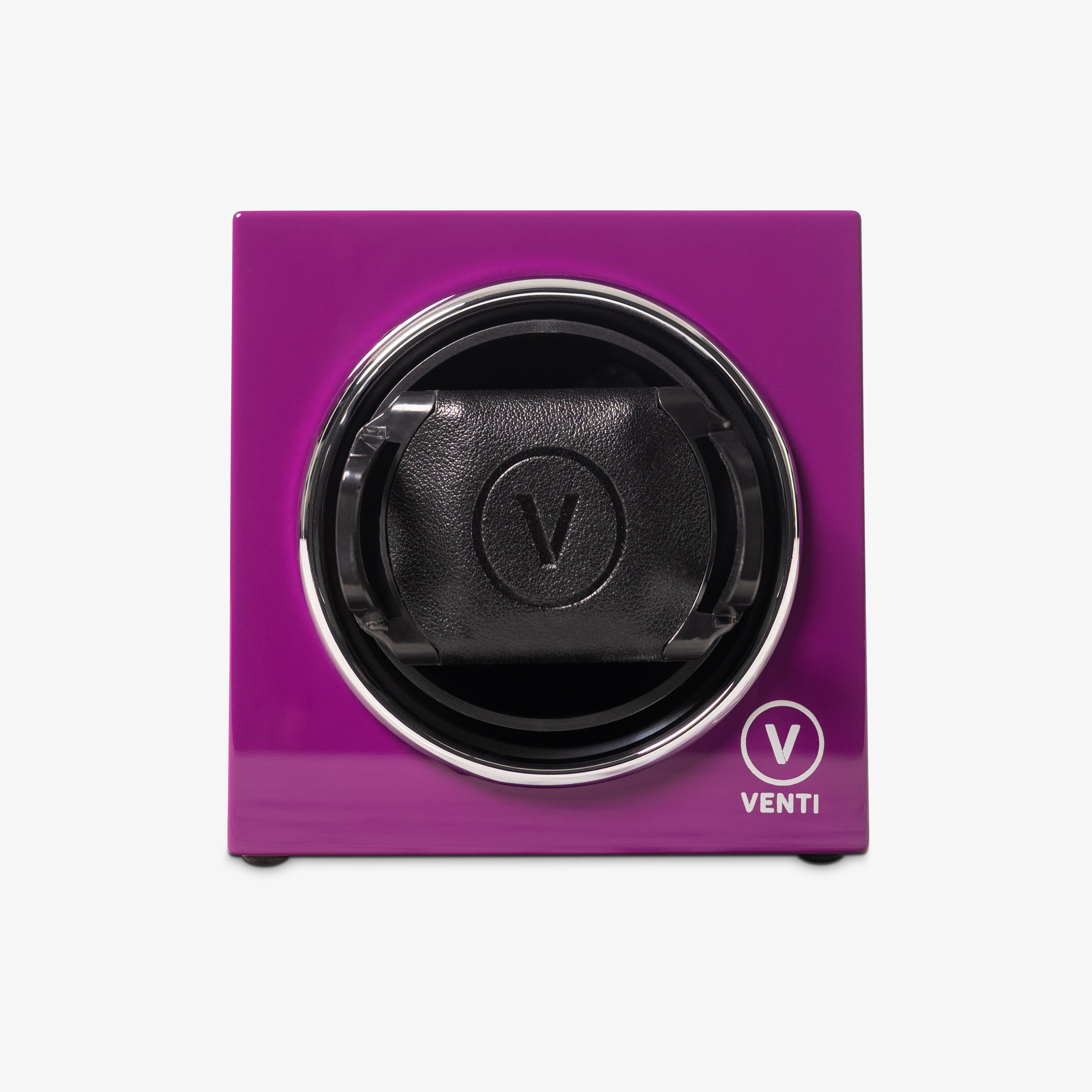 Venti Single Watch Winder Purple - Front
