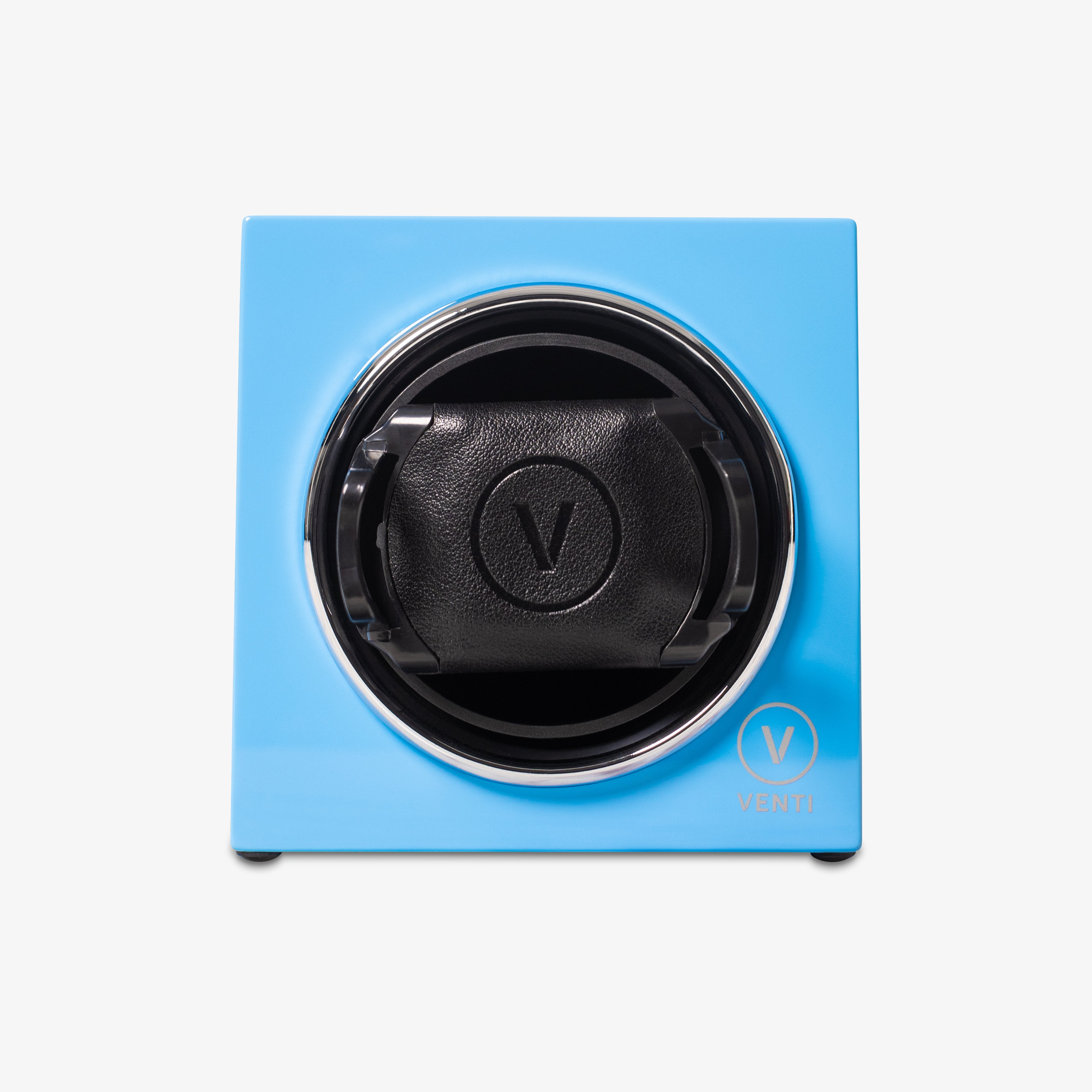 Venti Single Watch Winder in Blue - Front