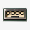 Venti 4 Watch Winder in Green - Front View