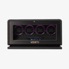 Venti 4 Watch Winder in Black - Front View