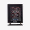 Venti 4 Watch Winder in Piano Black - Front View