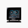 Venti Double Watch Winder Piano Black - Front