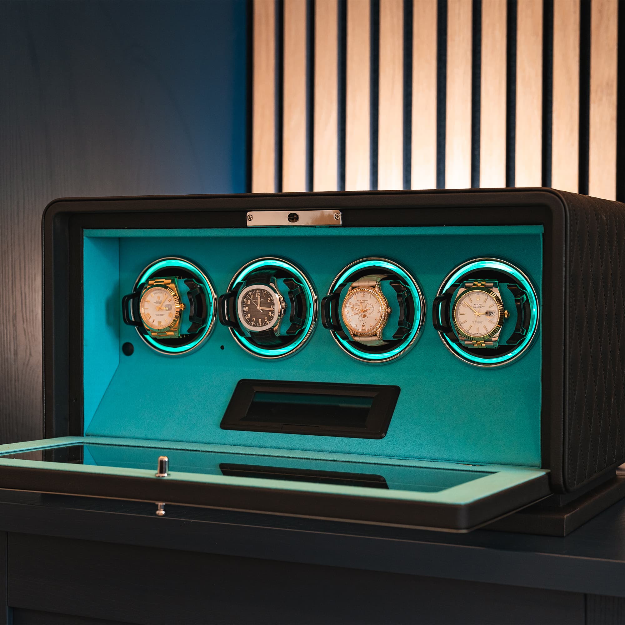Quad Watch Winder - Aqua – VENTI