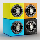 Venti Single Watch Winder - Yellow, Orange, Blue, Black Stack