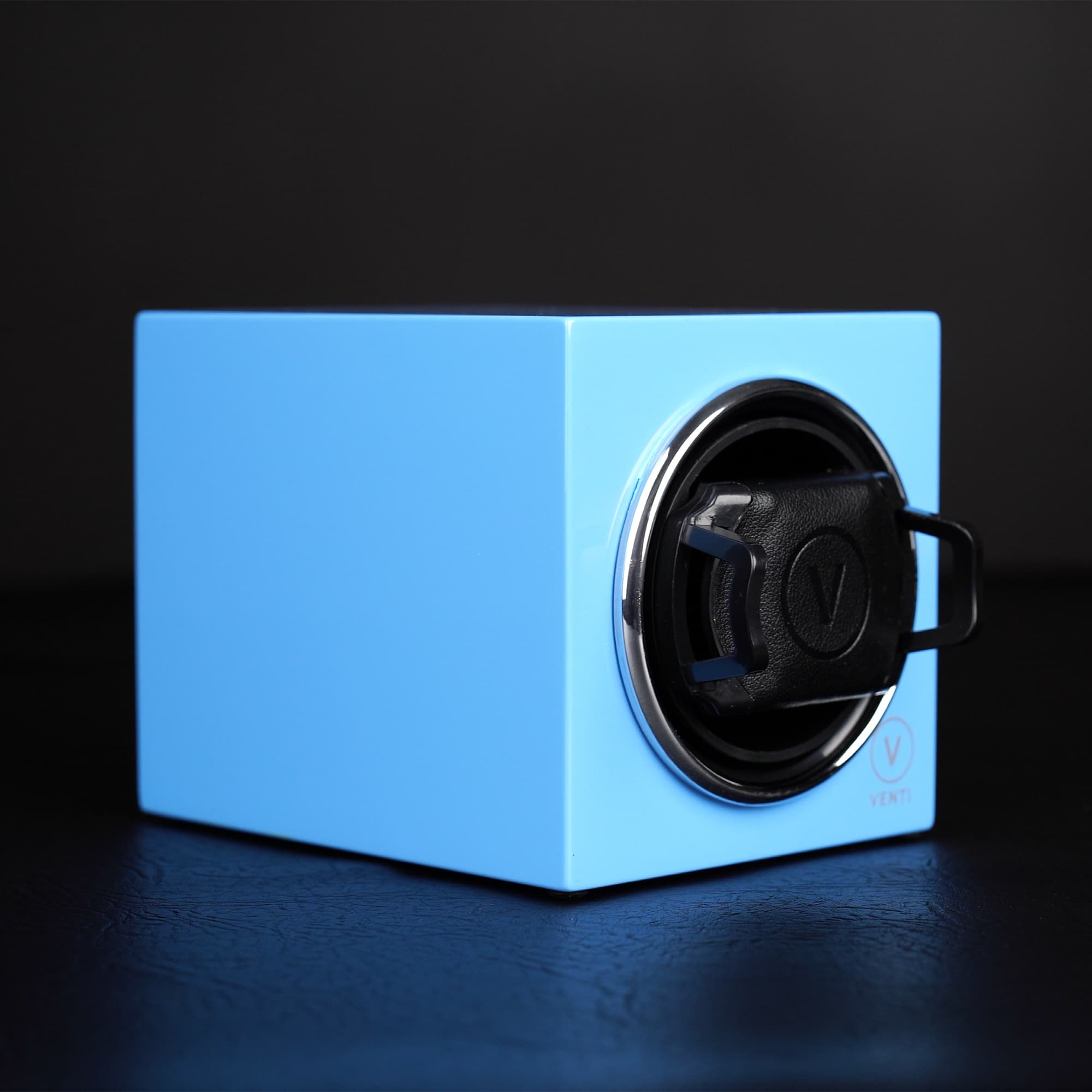 Venti Single Watch Winder Blue - Contrast