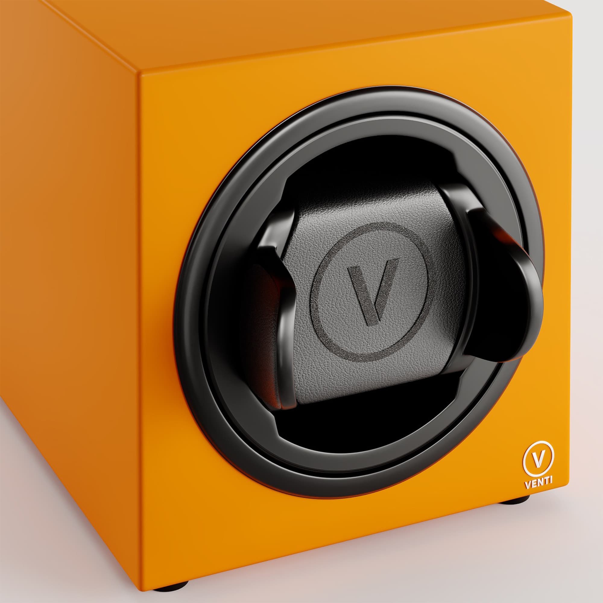 Venti Single Watch Winder Orange - Close