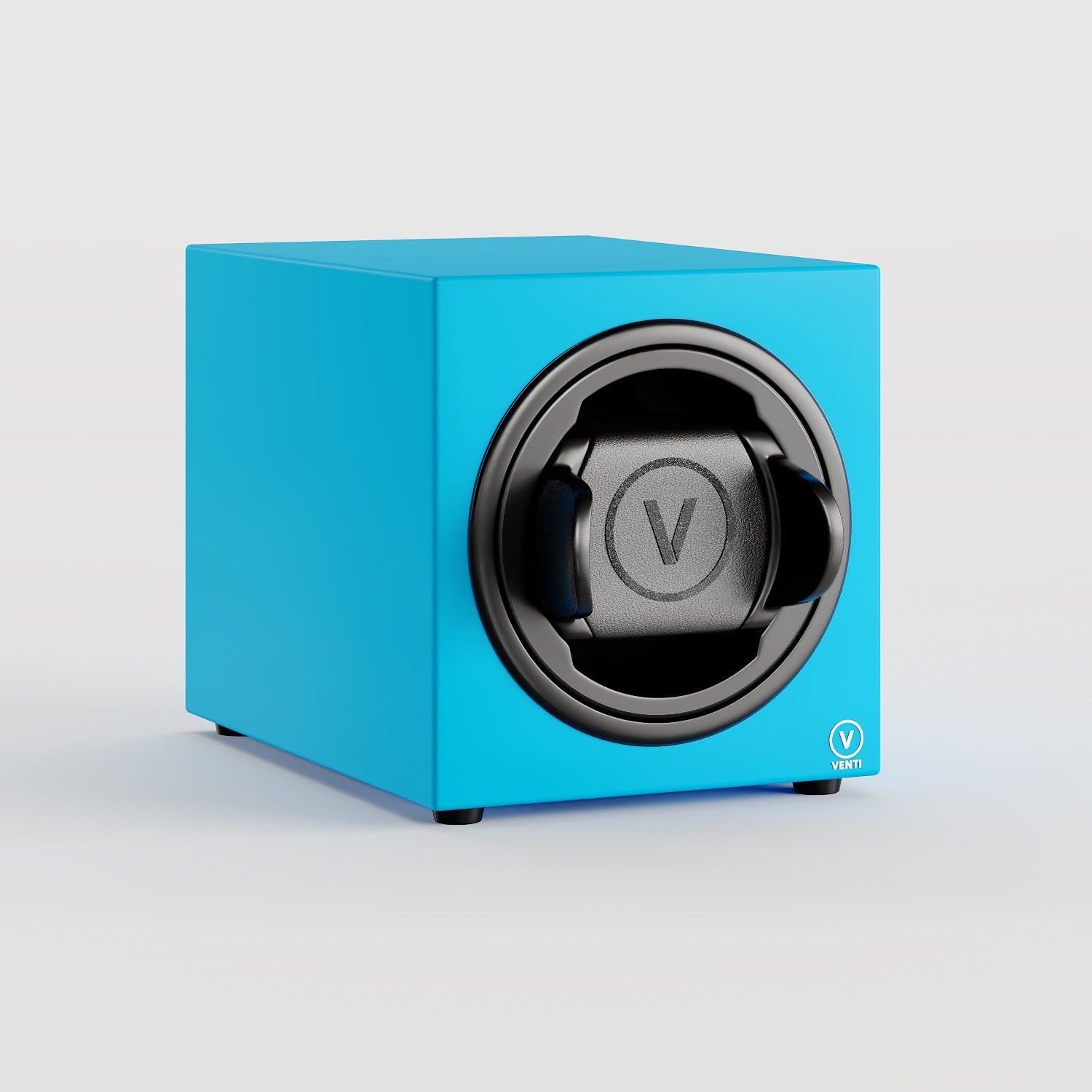 Venti Single Watch Winder Blue - Angled