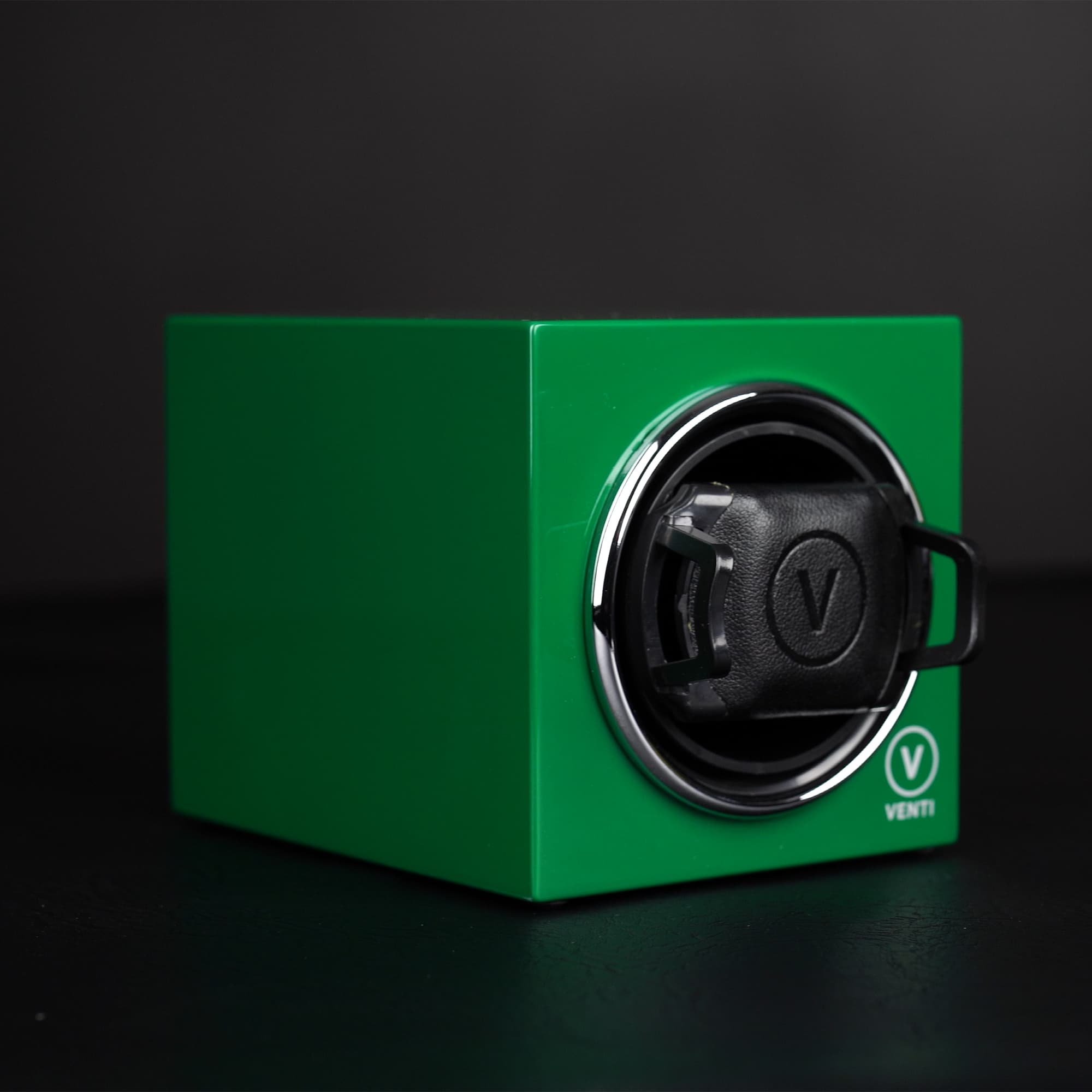 Venti Single Watch Winder Green - Contrast