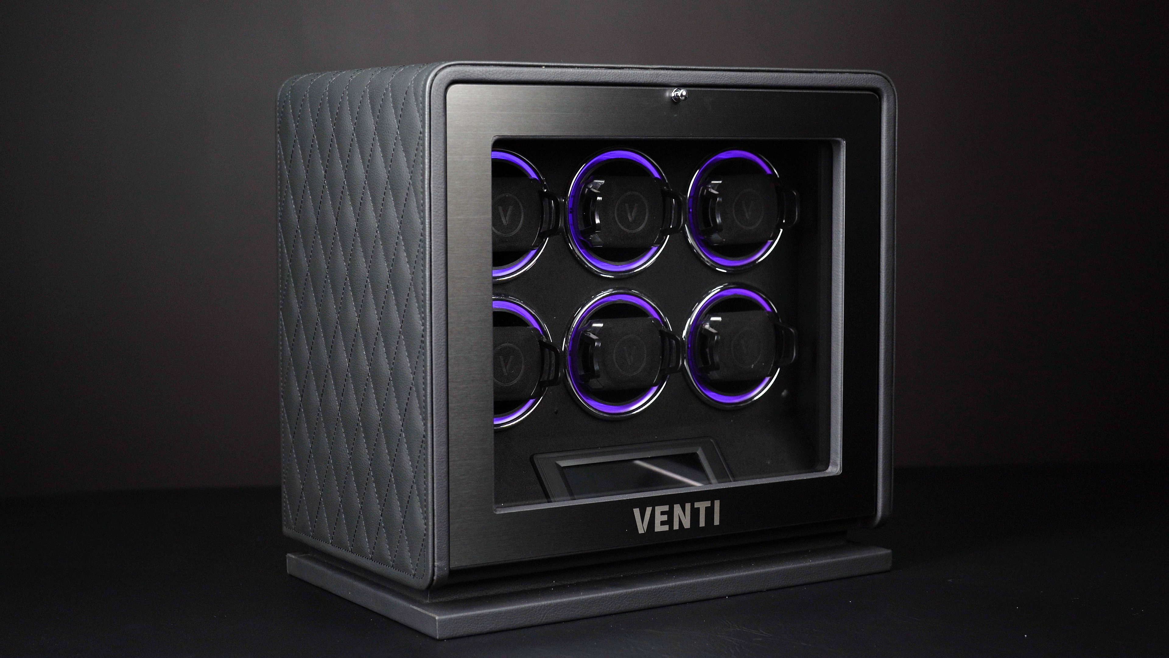 Venti Six Watch Winder in Black Leather - Showcase Video