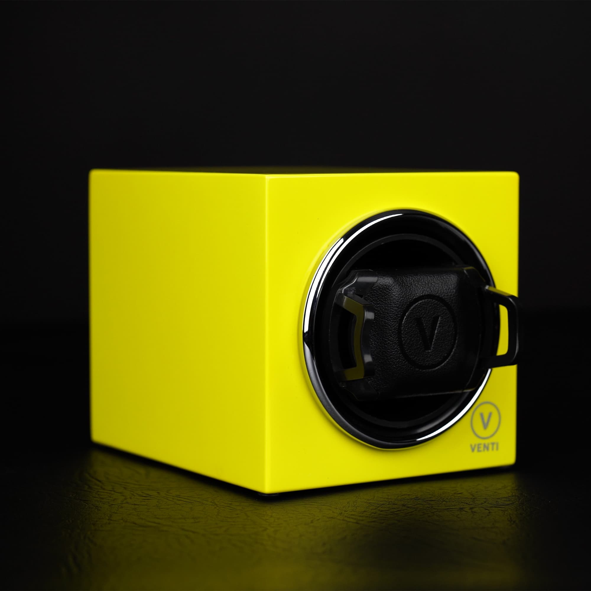 Venti Single Watch Winder Yellow - Contrast